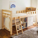 宮付きミドルベッド BB-05 メーカー直送 ▼返品・キャンセル不可【他商品との同時購入不可】