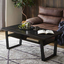 デザイン性と耐久性を備えた105センターテーブル ブラック メーカー直送 ▼返品・キャンセル不可【他商品との同時購入不可】