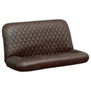 ハイバック2P座椅子 座面ポケットコイル入 ZABV-2P-DBR メーカー直送 ▼返品・キャンセル不可【他商品と同時購入不可】