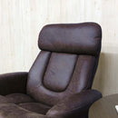 オットマン付きパーソナルチェアー PC-MBL-DBR メーカー直送 ▼返品・キャンセル不可【他商品との同時購入不可】