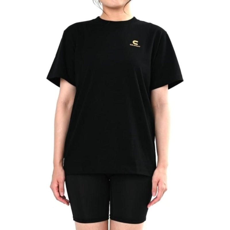 10616S コロバニィ コットン Tシャツ S ブラック メーカー直送 ▼返品・キャンセル不可【他商品との同時購入不可】