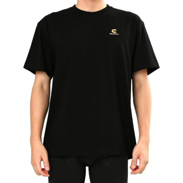 10616S コロバニィ コットン Tシャツ S ブラック メーカー直送 ▼返品・キャンセル不可【他商品との同時購入不可】