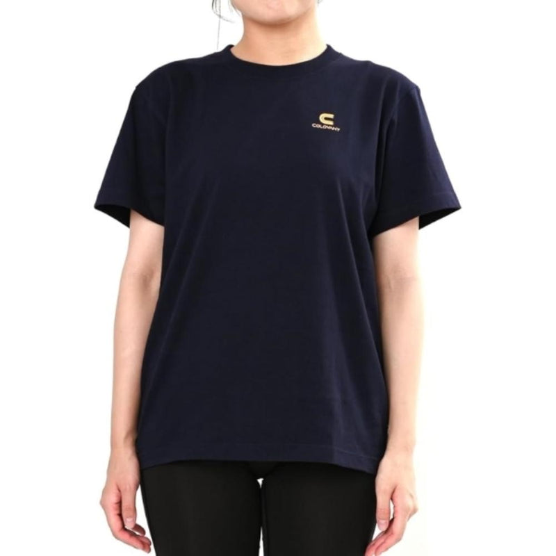 10608S コロバニィ コットン Tシャツ S ネイビー メーカー直送 ▼返品・キャンセル不可【他商品との同時購入不可】
