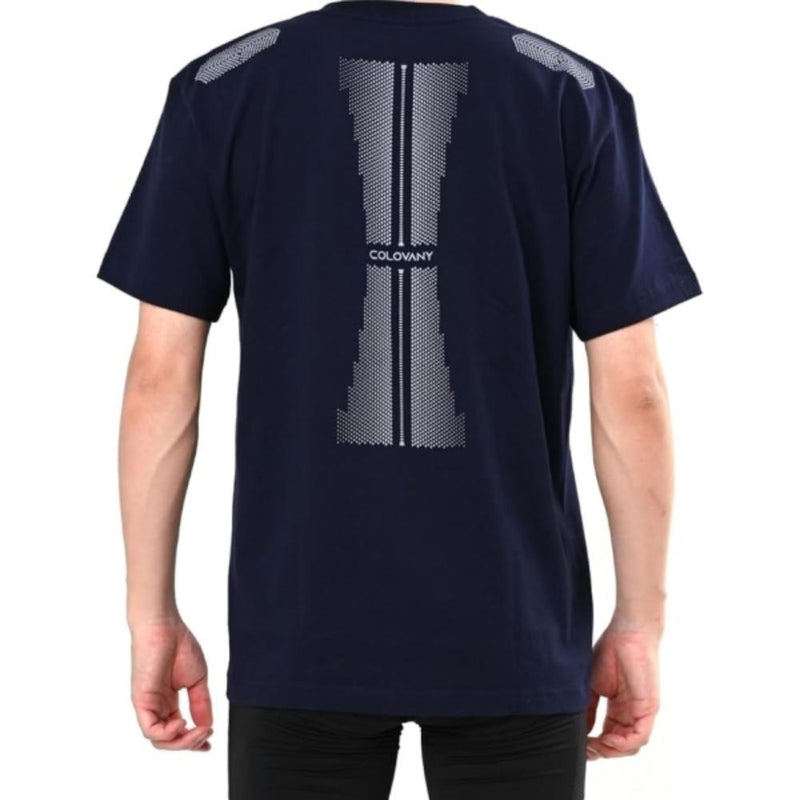 10608S コロバニィ コットン Tシャツ S ネイビー メーカー直送 ▼返品・キャンセル不可【他商品との同時購入不可】