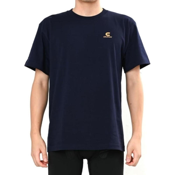 10608S コロバニィ コットン Tシャツ S ネイビー メーカー直送 ▼返品・キャンセル不可【他商品との同時購入不可】