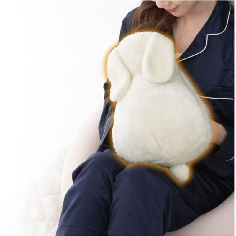 蓄熱式湯たんぽぽかうさホワイティー POKAUSA メーカー直送 ▼返品・キャンセル不可【他商品との同時購入不可】