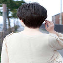 プリシラ 帽子ウィッグ ショート 耐熱 TDB・ダークブラウン 【直送品】 返品・キャンセル・他商品と同時購入は不可