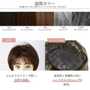 プリシラ ミセス六分ウィッグ フェザーカールハーフ 耐熱 【直送品】 返品・キャンセル・他商品と同時購入は不可