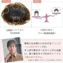 プリシラ ミセス六分ウィッグ フェザーカールハーフ 耐熱 【直送品】 返品・キャンセル・他商品と同時購入は不可