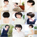 プリシラ 帽子ウィッグフィットショートボブ耐熱ショコラブラック 【直送品】 返品・キャンセル・他商品と同時購入は不可