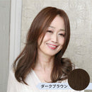 プリシラ プレミアム白髪かくしウィッグ ワンレンロングタイプ 【直送品】 返品・キャンセル・他商品と同時購入は不可