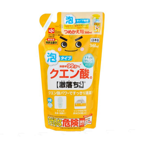 Rec Citric Acid no Gekiochi-kun Foam Spray Refill 360ml