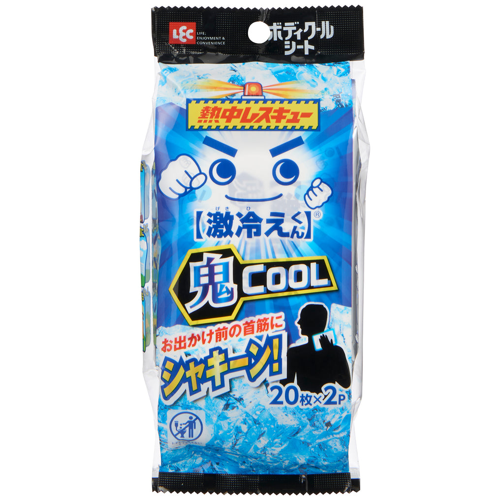 Rec Atsushi Rescue Body Cool Sheet Oni Cool 20 片x 2 包