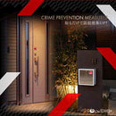 オンスクエア 反射ステッカー セキュリティステッカー 防犯カメラ作動中