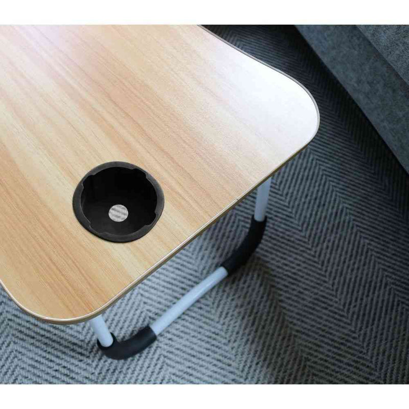 トレードワン 折りたたみガジェットテーブル ブラウンウッド