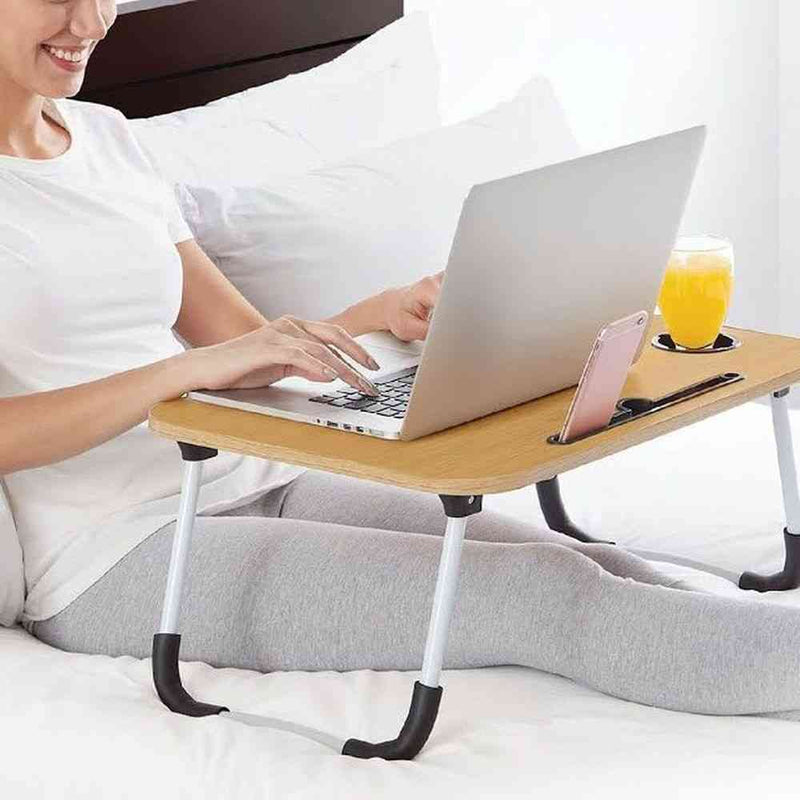 トレードワン 折りたたみガジェットテーブル ブラウンウッド