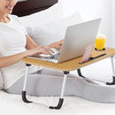 トレードワン 折りたたみガジェットテーブル ブラウンウッド