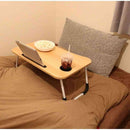 トレードワン 折りたたみガジェットテーブル ブラウンウッド