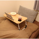 トレードワン 折りたたみガジェットテーブル ブラウンウッド