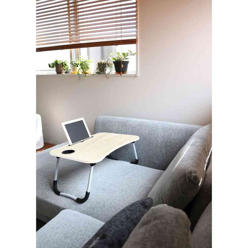 トレードワン 折りたたみガジェットテーブル ホワイトウッド