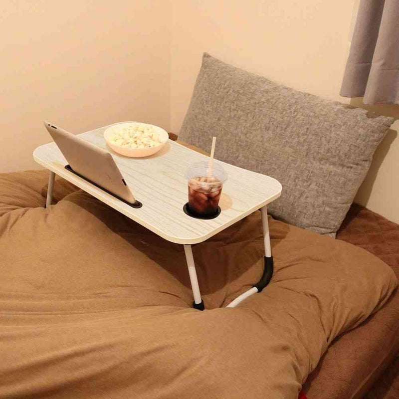 トレードワン 折りたたみガジェットテーブル ホワイトウッド