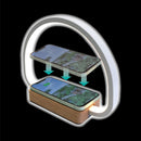 トレードワン ワイヤレスチャージャー＆ルームライト