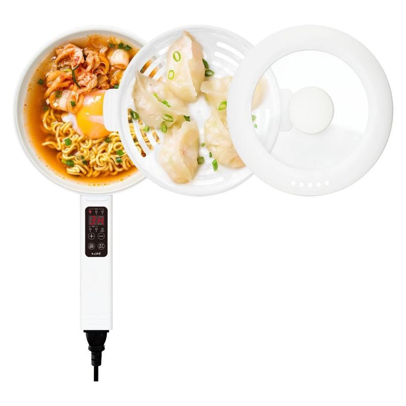 トレードワン CHEF シェフ 1台4役 万能電気片手鍋 ホワイト