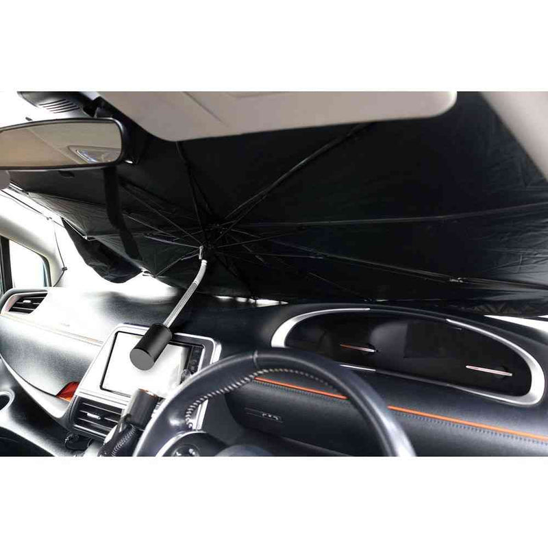 トレードワン 車用折りたたみ式サンシェードパラソル フレキシブル S