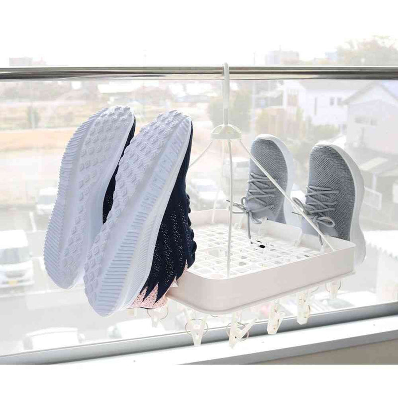 トレードワン シューズも干せる角型ピンチハンガー