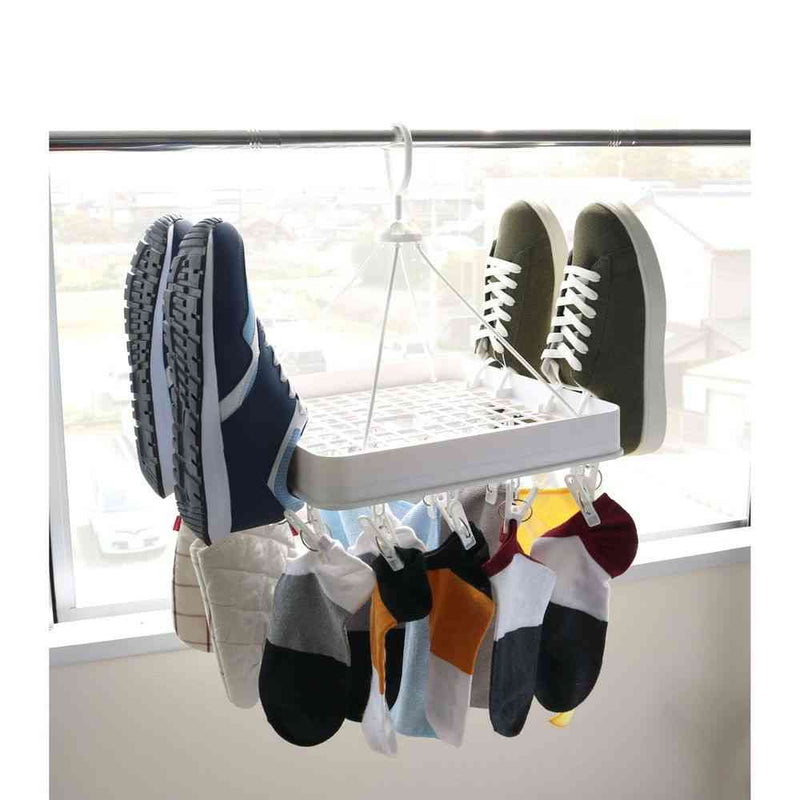 トレードワン シューズも干せる角型ピンチハンガー