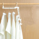 トレードワン 省スペース折りたたみハンガーホルダー  ホワイト