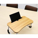 トレードワン 折りたたみガジェットテーブルミニ ブラウン