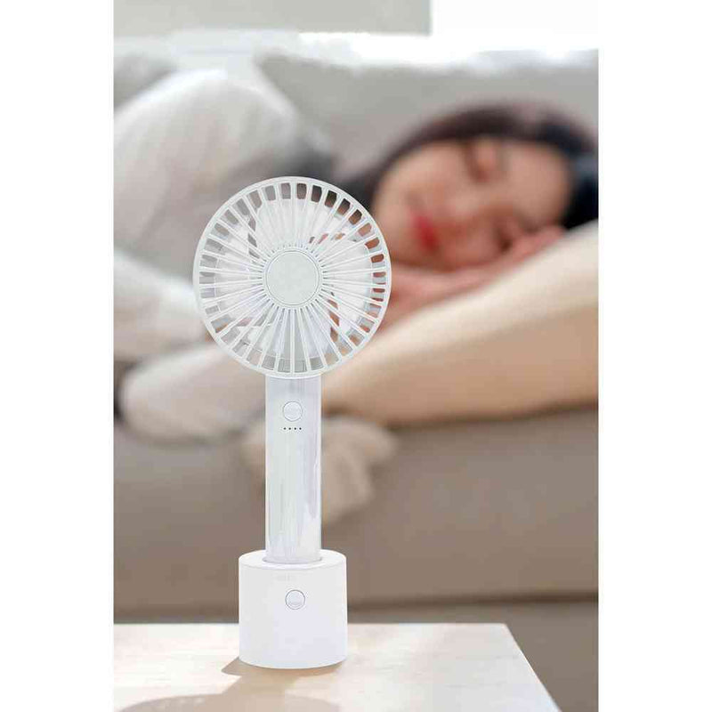 トレードワン WINSY USB充電式オートスイングファン オーロラ ホワイト 30907