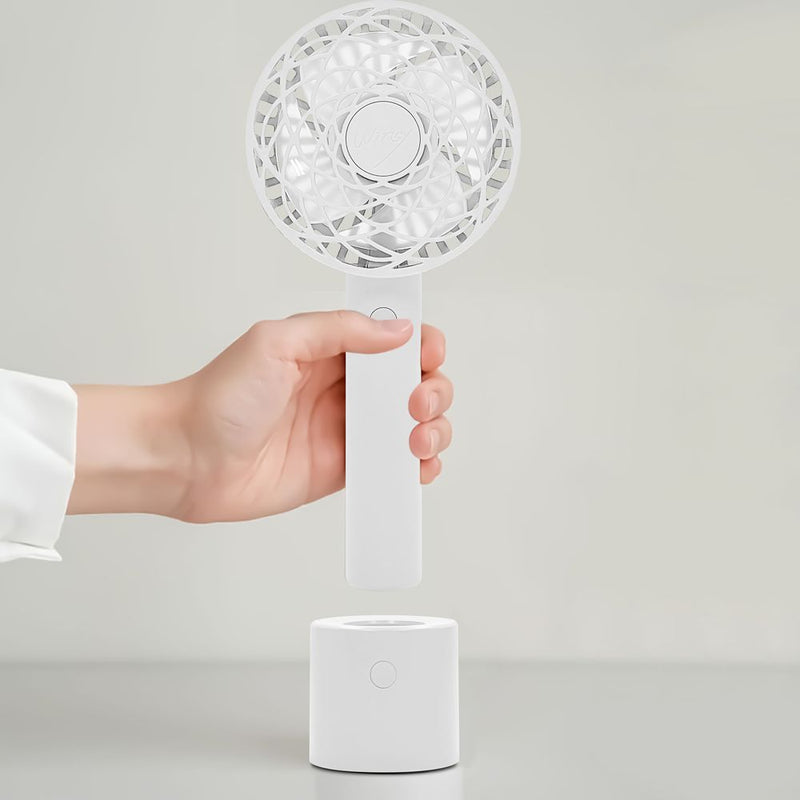 トレードワン WINSY USB充電式オートスイングファン フラワータイプ ホワイト