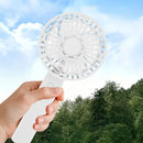 トレードワン WINSY USB充電式オートスイングファン フラワータイプ ホワイト