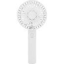 トレードワン WINSY USB充電式オートスイングファン フラワータイプ ホワイト