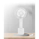 トレードワン WINSY USB充電式オートスイングファン フラワータイプ ホワイト