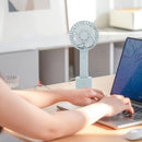 トレードワン WINSY USB充電式オートスイングファン フラワータイプ ブルー