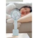 トレードワン WINSY USB充電式オートスイングファン フラワータイプ ブルー