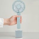 トレードワン WINSY USB充電式オートスイングファン フラワータイプ ブルー