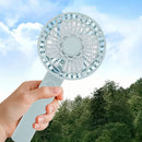 トレードワン WINSY USB充電式オートスイングファン フラワータイプ ブルー