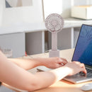 トレードワン WINSY USB充電式オートスイングファン フラワータイプ ピンク