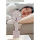 トレードワン WINSY USB充電式オートスイングファン フラワータイプ ピンク