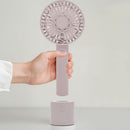 トレードワン WINSY USB充電式オートスイングファン フラワータイプ ピンク