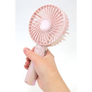 トレードワン ウィンジー USB充電式ハンディファンスタンド付 オーロラカラー ピンク