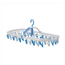 シービージャパン まとめ干しうちそとハンガー44P ブルー