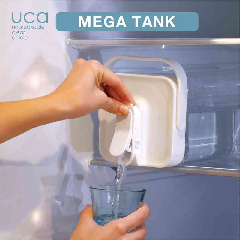 uca ユーシーエー 冷蔵庫に入れたまま注げるジャグ MEGATANK 1個