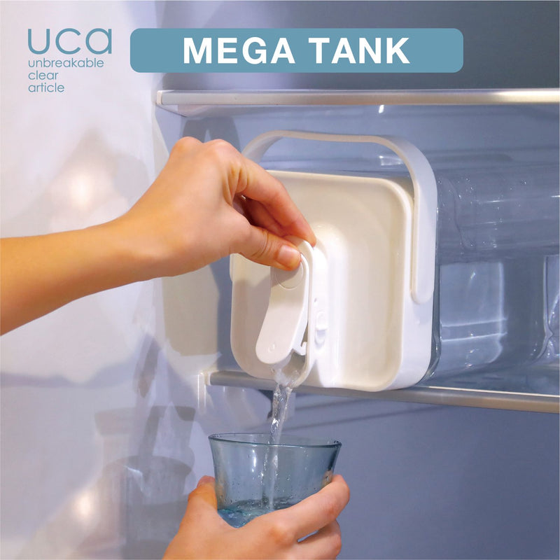 uca ユーシーエー 冷蔵庫に入れたまま注げるジャグ MEGA TANK 87353 ホワイト
