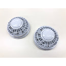 KAZEKURU ファン付きウェア シルバー 4Lー5Lサイズ 【直送品】 返品・キャンセル・他商品と同時購入は不可