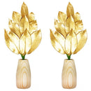 金の榊 ミニ S 丸榊立てセット SR-002 メーカー直送 ▼返品・キャンセル不可【他商品との同時購入不可】